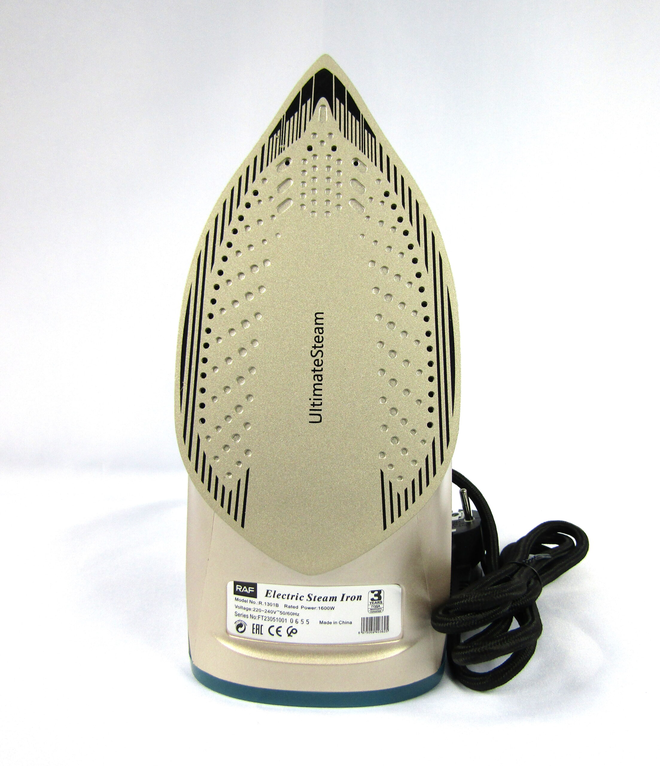 RAF Pro Heat Steam Iron - ManitMall.com