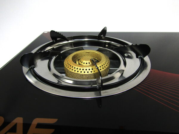 Durable Glass Top Double Burner Gas Cooker - APP01001 - Image 6